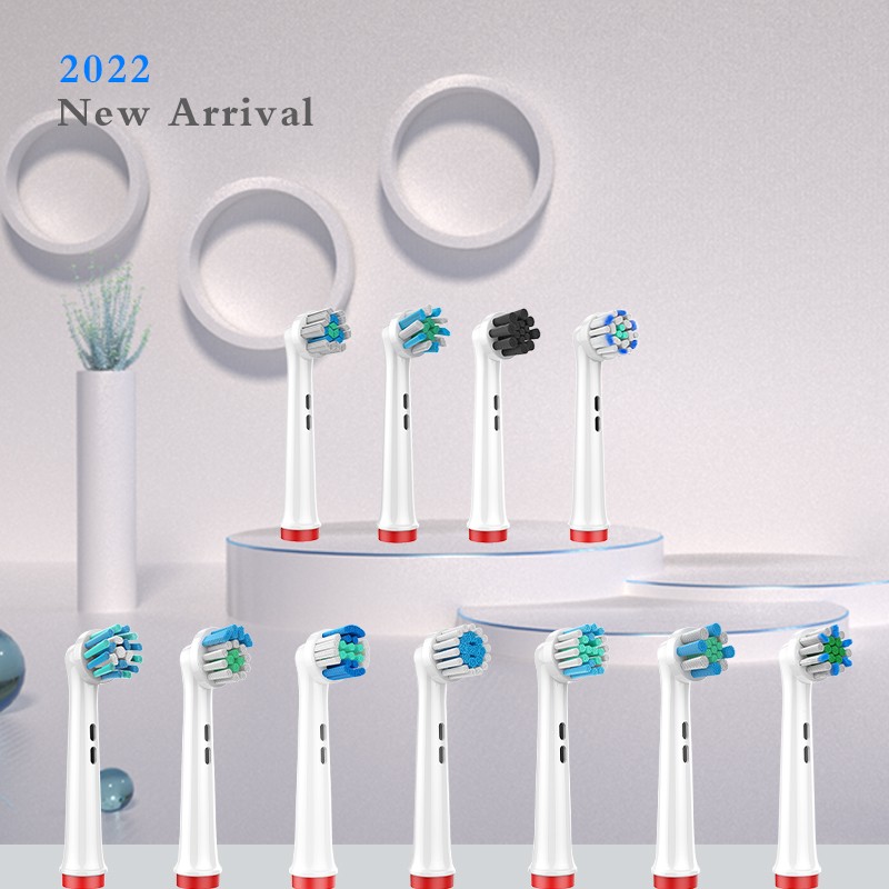 2022 New Oral B Electric Toothbrush Heads Oral B Vitality/Triumph/Pro Health/3D Excel/Professional Care/Clean White/TriZone