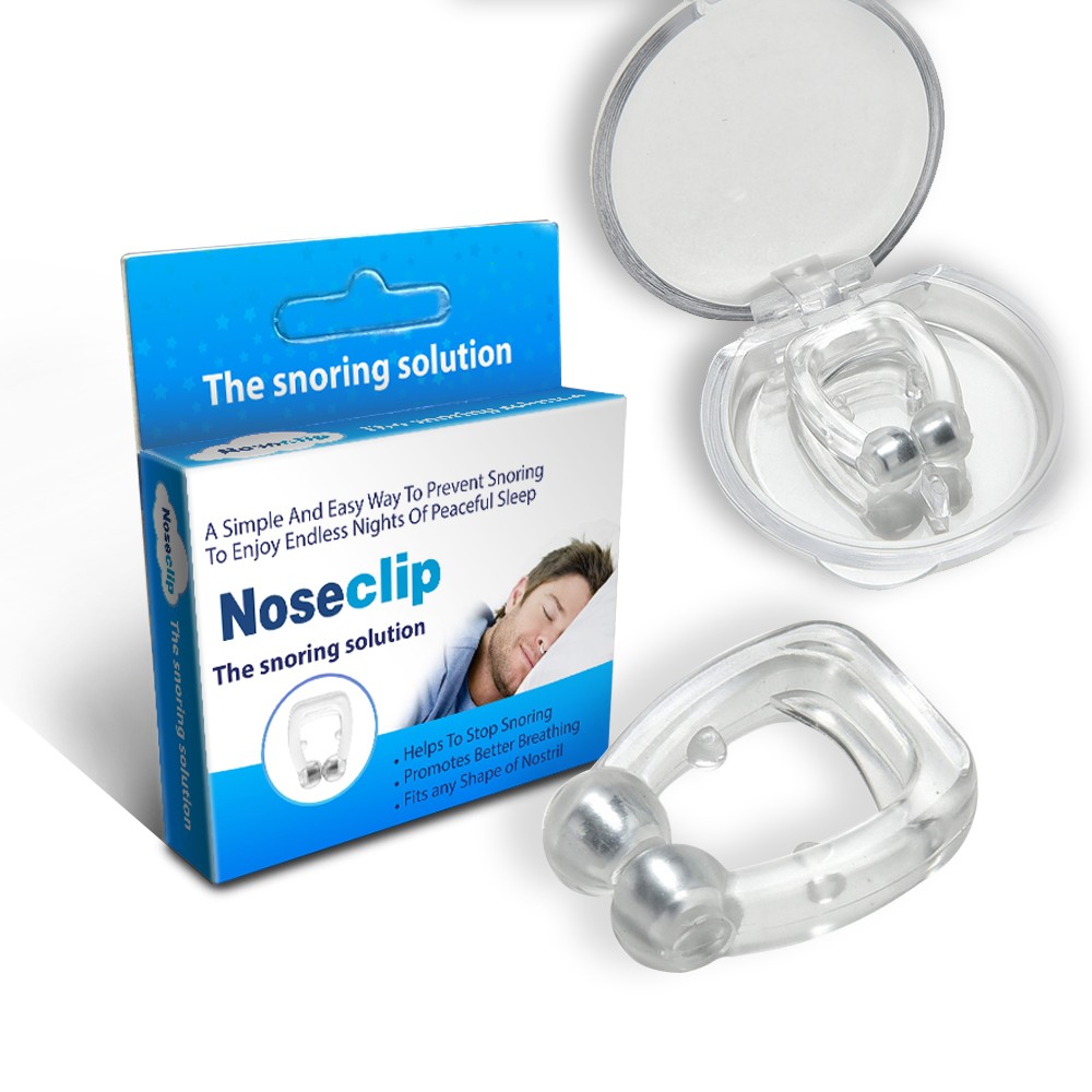 1pc/box Magnetic Anti Snoring Nose Clip Stop Snoring Device Nose Dilator Better Breathe Relax Sleep Anti Snoring Solution Aid