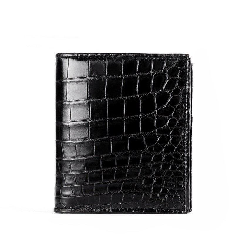 Men's wallet genuine crocodile skin short slim wallet 2022 special sale fashion brand bifold wallets male gifts