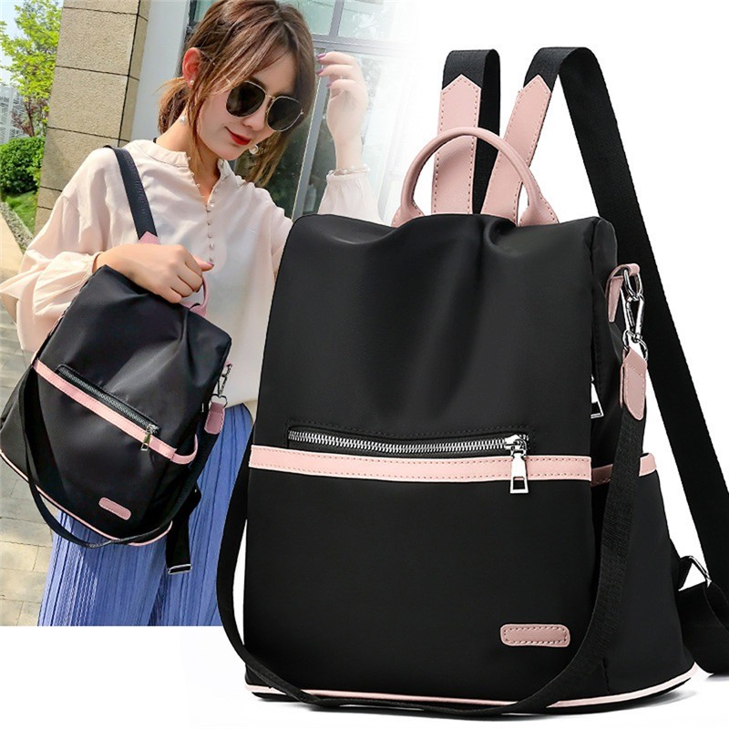 Fashion Oxford Women Backpack Waterproof Backpack For Teenage Girls Pink School Backpack Women Travel Bag