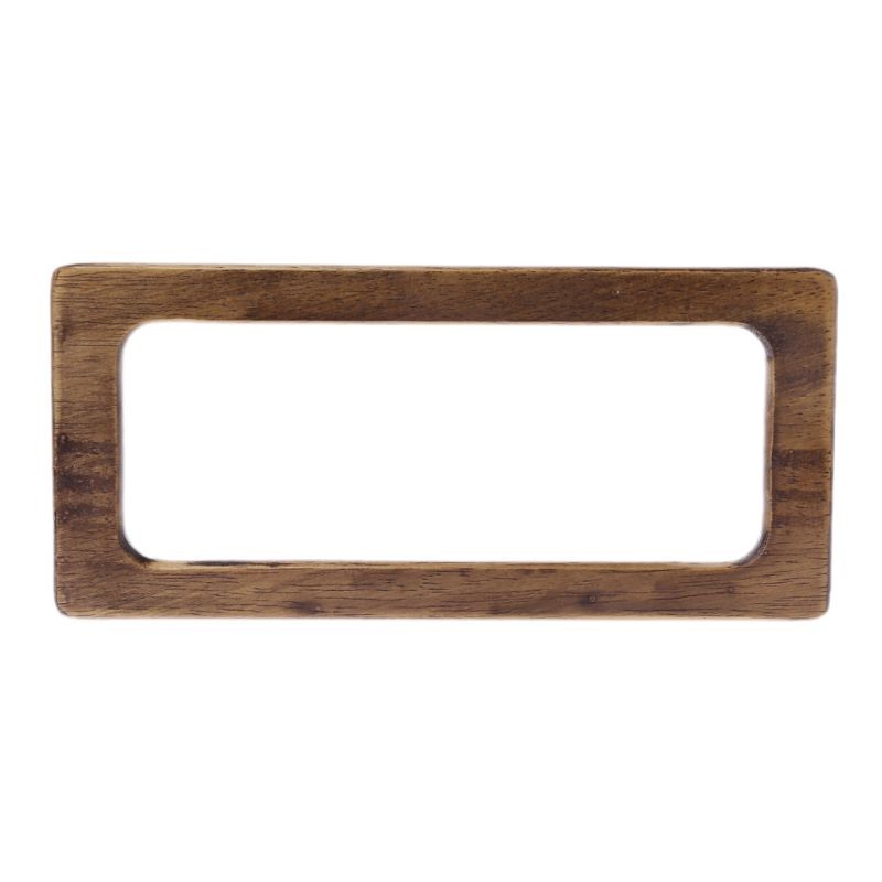 Wooden Rectangle Shaped Handles Replacement for DIY Making Bag Handbags Purse Shopping Bag