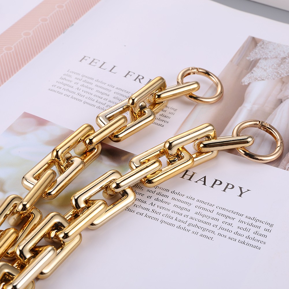 45/55/65cm Gold Long Thick Chain Replacement Chain Bag Women Shoulder Bags Tote Bags Replacement Chain for Women 2021