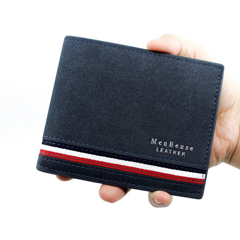 Luxury Fashion Men Leather Wallet Slim Coin Purse Business Foldable Wallet Man Card Holder Pocket Clutch Male Bags Tote Bag