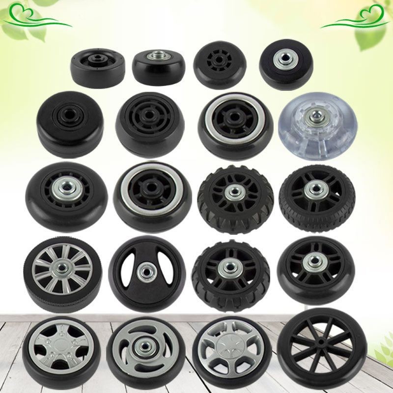 1PC Luggage Plastic Swivel Wheels Rotation Suitcase Replacement Wheels