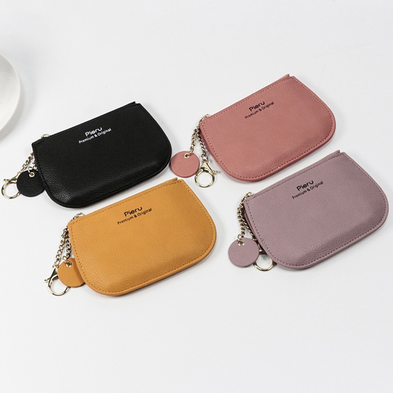 Shell Coin Purse Fashion PU Leather Coin Purse Women Small Wallet Change Purses Small Zipper Money Storage Bags Bag Zipper Wallet