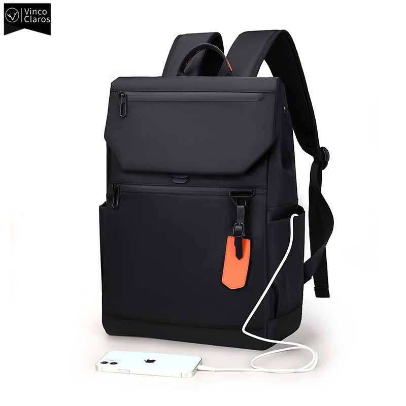 High Quality Waterproof Men's 15 Inches Laptop Backpack Fashion Urban Man Backpack USB Charging Business Travel Backpack Unisex