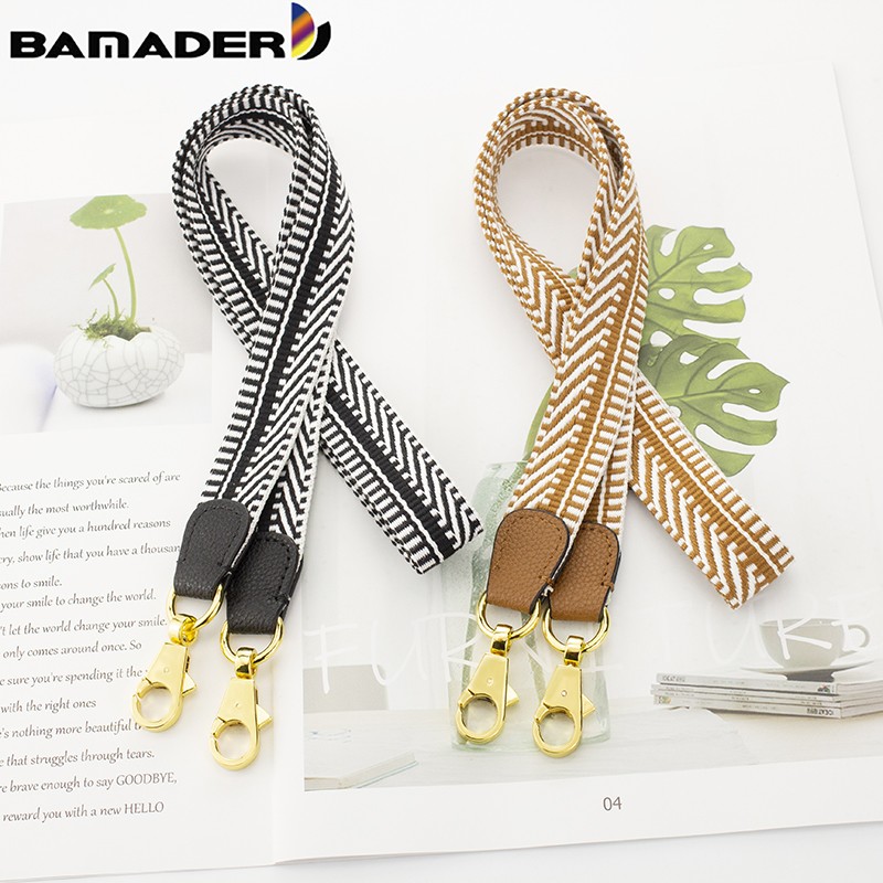 High Quality Bag Belt Bamider Canvas Shoulder Strap Straps Fashion Lady Replacement Strap Straps Handbag Women Bag Accessories