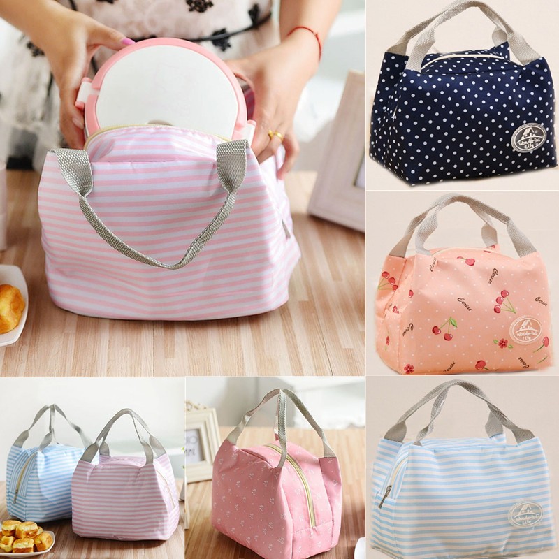 Multi Style Portable Insulated Thermal Cooler Lunch Box Tote Picnic Storage Bag Pouch Pouch New