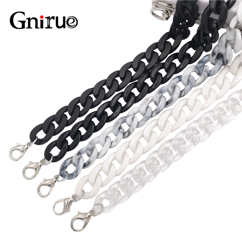 1pc 60cm/120cm Detachable Handle Replacement Bags Acrylic Strap Shoulder Strap DIY Resin Handbag Strap Women Bag Accessories