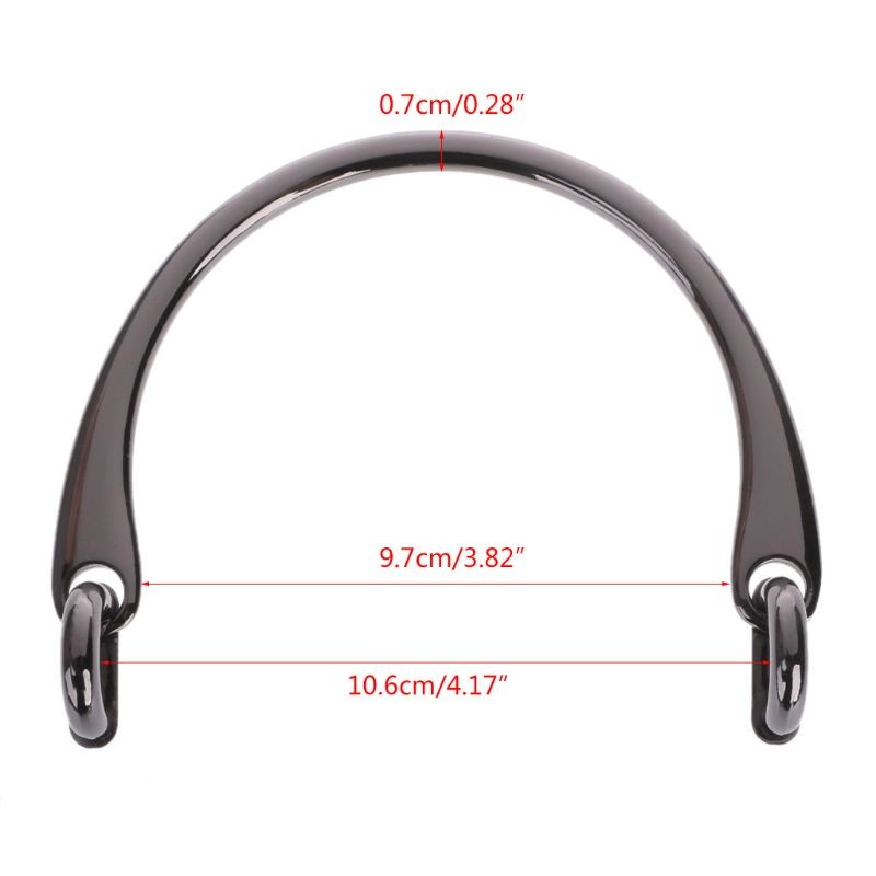 1 قطعة سبائك حقيبة مقبض ل يدويا يد الكتف أكياس جزء حقائب أجزاء DIY الاكسسوارات