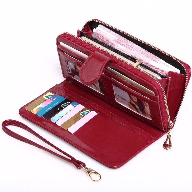 PU Leather Women Wallets Women Purses Fashion Long Zipper Women Wallet Money Coin Holder Female Long Purse Female Purse Zipper