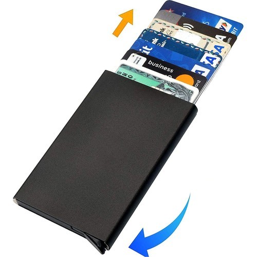 Credit Card Holder Men Thin Anti Travel Protection ID Card Holder Card Holder Women Rfid Wallet Metal Porte Carte Case