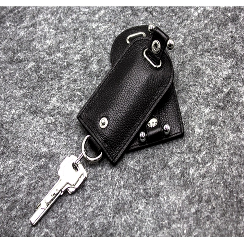 Leather Car Keys Wallet for Men Wallet Key Chain Pocket Pocket Pocket Pocket Pocket Fashion 2019