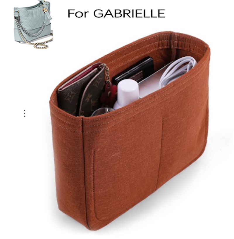 Gabriel organizer bag. e Hobo / Small, Medium and Large / Indoor, Handmade Felt 3mm (20 Colors)