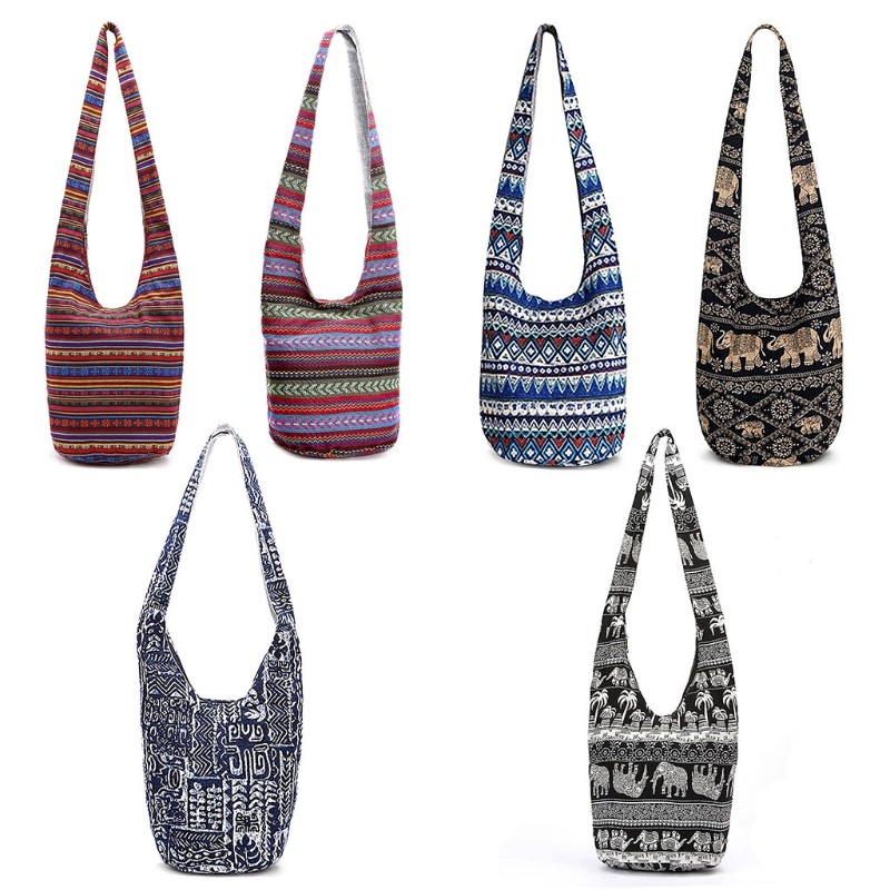 THINKTHENDO Very Popular Women Hippie Shoulder Bags Large Fringe Ethnic Purses Tote Handbag Travel Bag