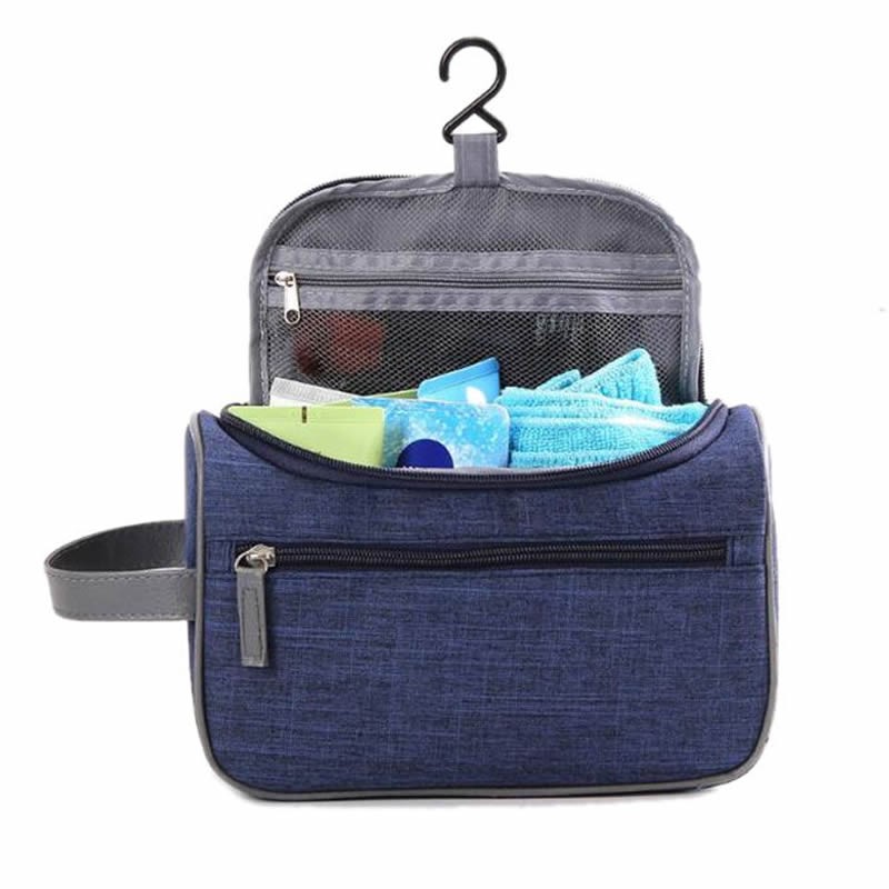 Toiletry Bag Men Women Large Travel Bag Zipper Cosmetic Bag Makeup Organizer Storage Bag Wash Kit Bathroom Box