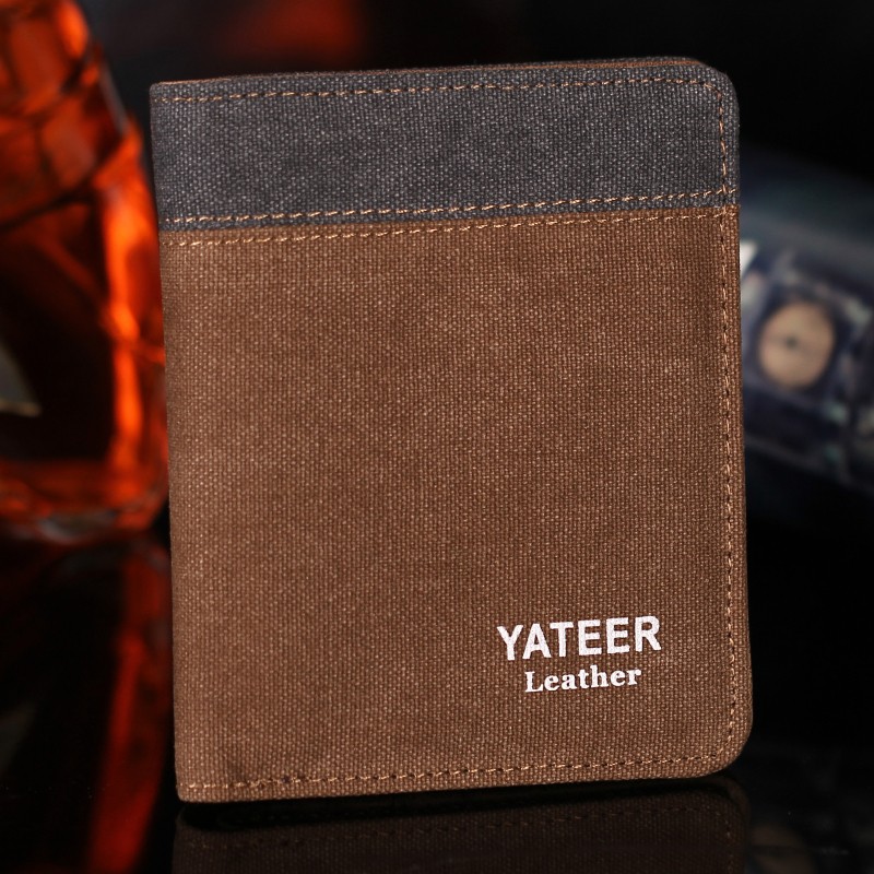 men wallets coin purse wallets for men with checkbook holder soft card case classic canvas man wallet money bag purses