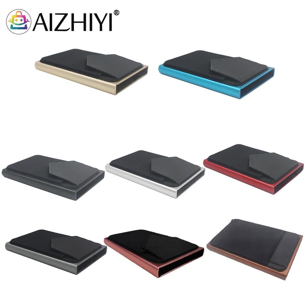 Anti-theft Automatic ID ID Card Holder Small Case Aluminum Protective Bank Credit Card Storage Bag Wallet Purse