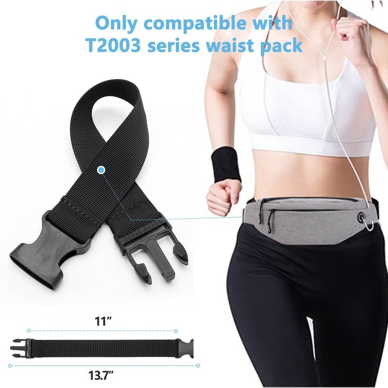 1PC Portable Belt Waist Bag Belt Extender for Men Women DIY Fanny Pack Belt Bum Bag Extension Belt Bag Accessories