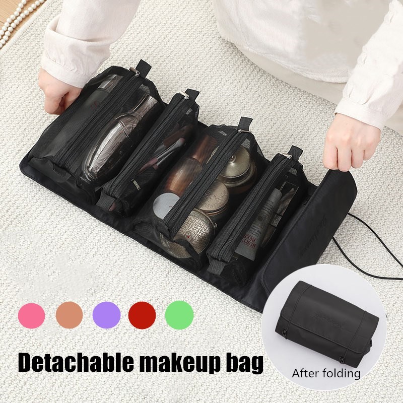 High Capacity Travel Makeup Bag Cosmetic Bag Waterproof Toiletry Storage Travel Bags Kit Ladies Beauty Organizer