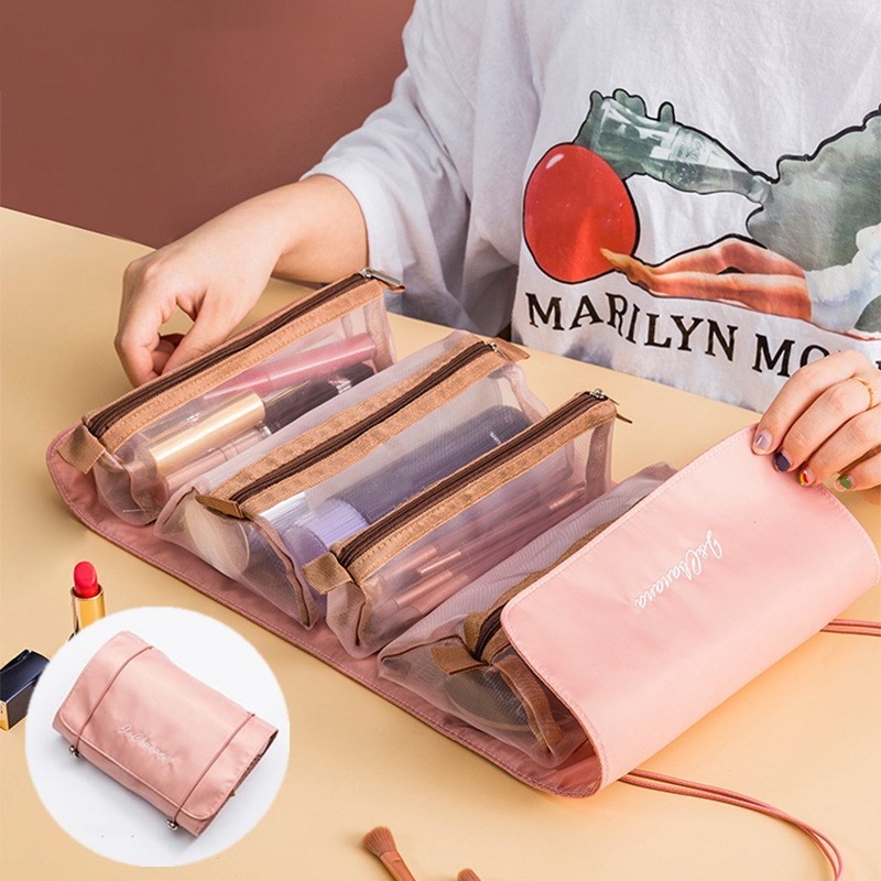 Outdoor Girl Makeup Bag Women Travel Cosmetic Bag Waterproof Toiletries Organizer Storage Female Make Up Cases