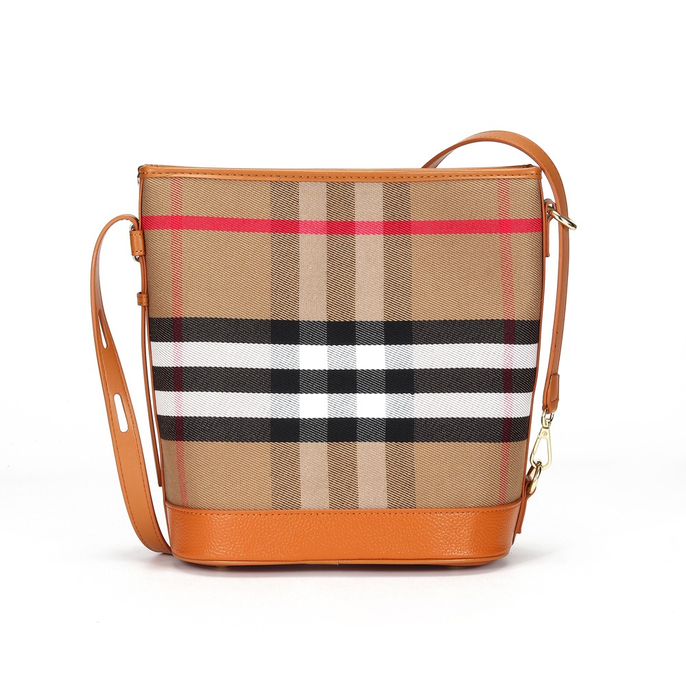 Ladies tote bag new trend leather messenger bag fashion one shoulder large capacity passenger plaid bucket bags women