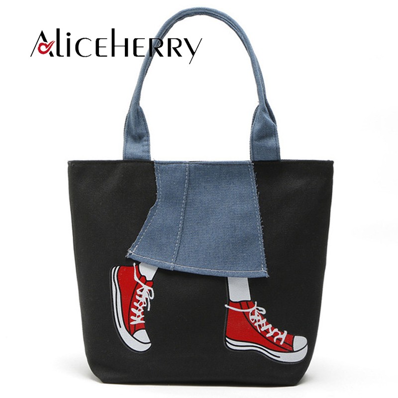 Women's large capacity cowboy handbag high quality beautiful casual all-match denim shoulder shopping bag