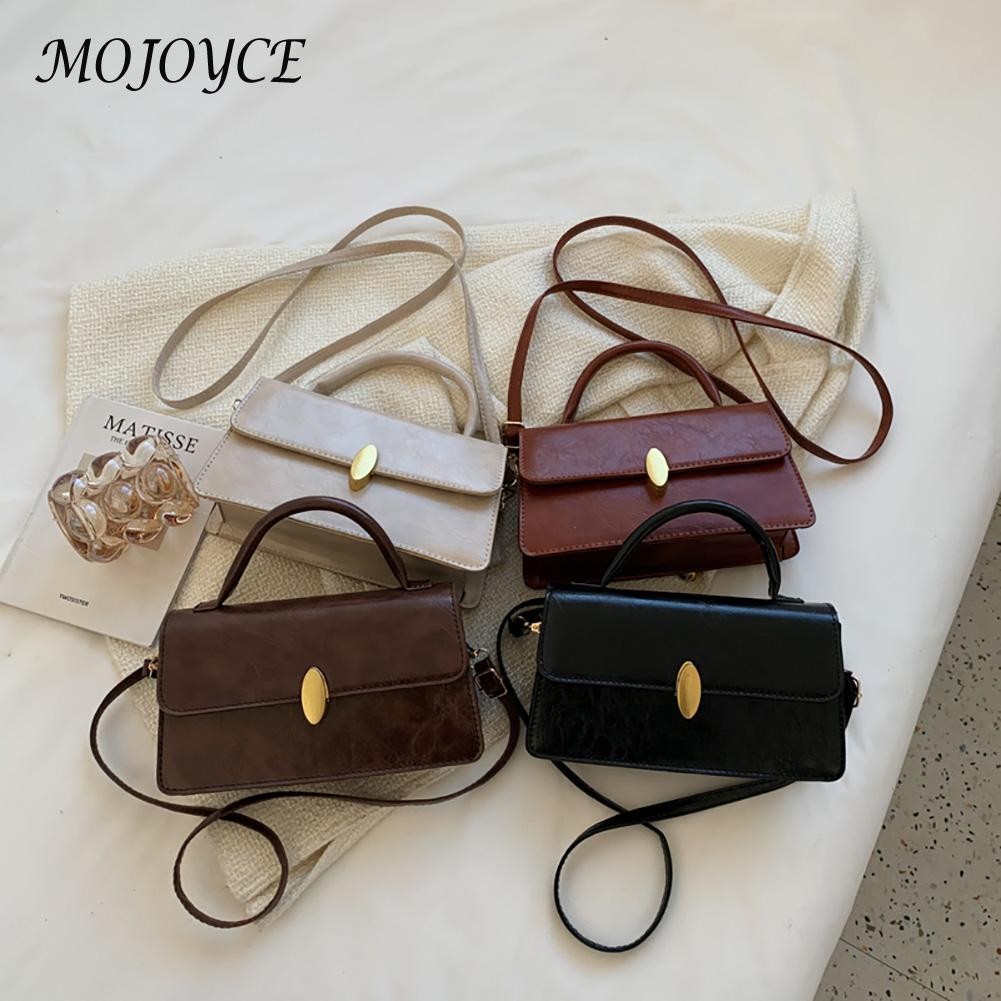 Fashion PU Leather Shoulder Bag Women Pure Color Small Crossbody Bags Casual Small Zipper Gift Bags For Ladies