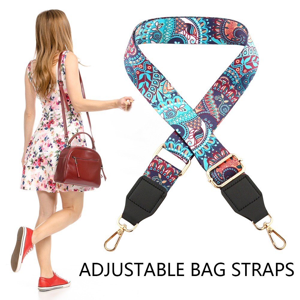 Replacement Ethnic Style Shoulder Bag DIY Colorful Chain Strap Bag Creative Bag Handles Purse Belts Accessories