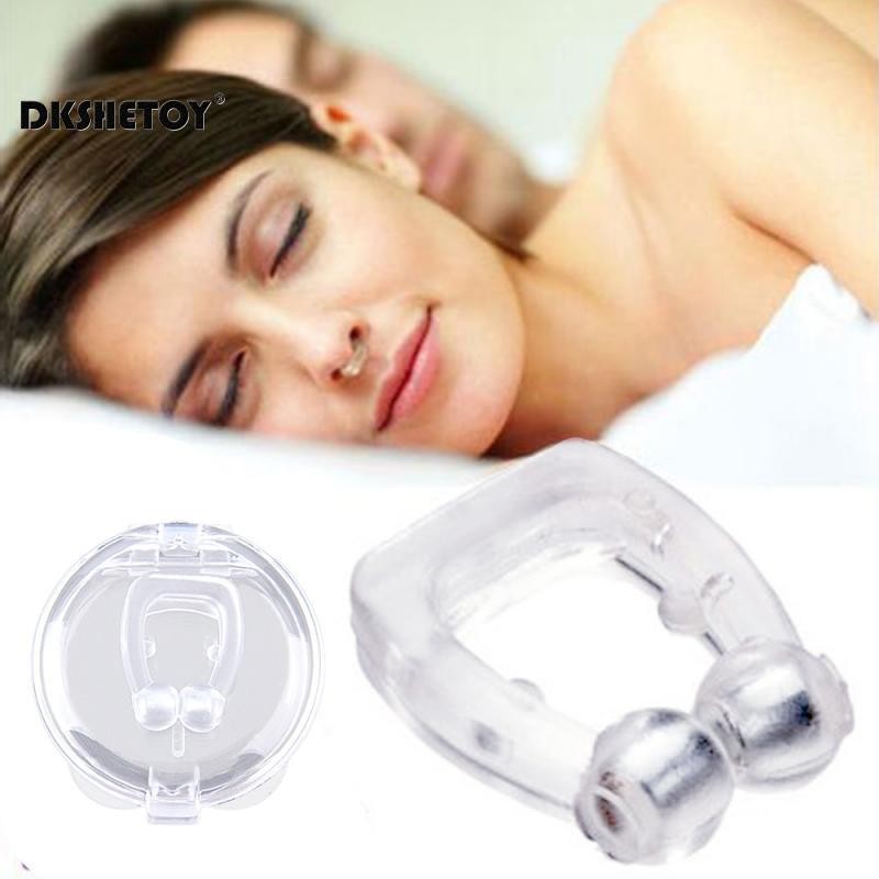 Snore Stopper Ring Magnetic Nose Clip Anti Snoring Nasal Dilator Easy Breath Improve Sleep Silent Aid Device Guard Health Care