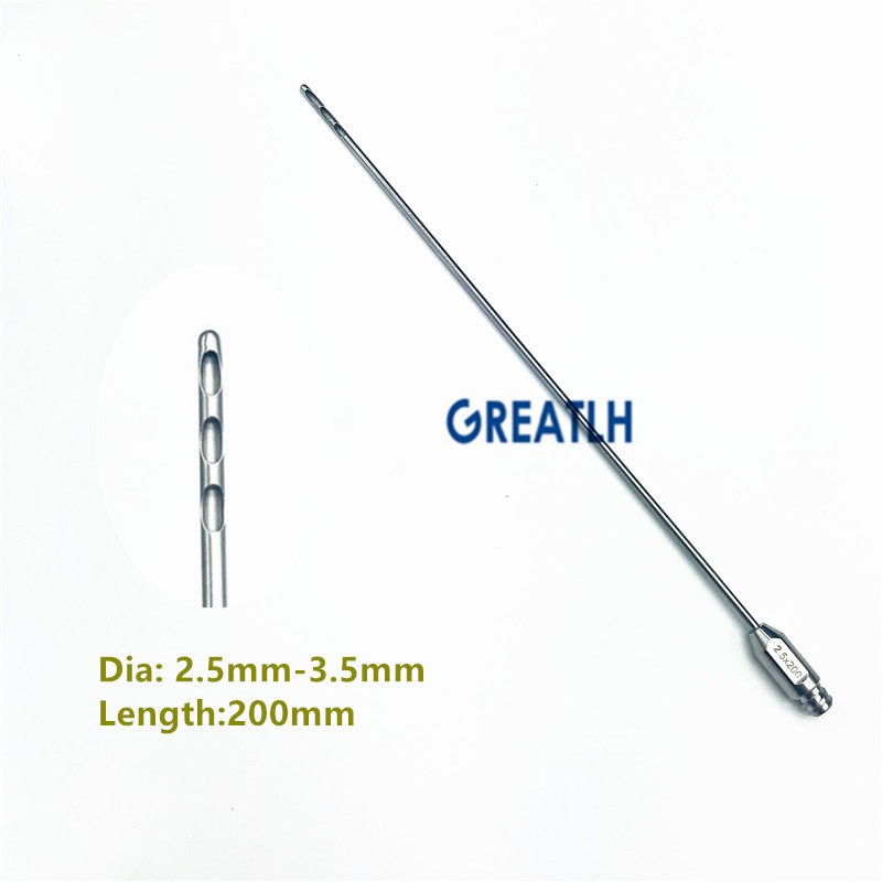 Liposuction Cannula Liposuction Needle Fat Transfer Three Holes Cannula Fat Drilling For Beauty Use