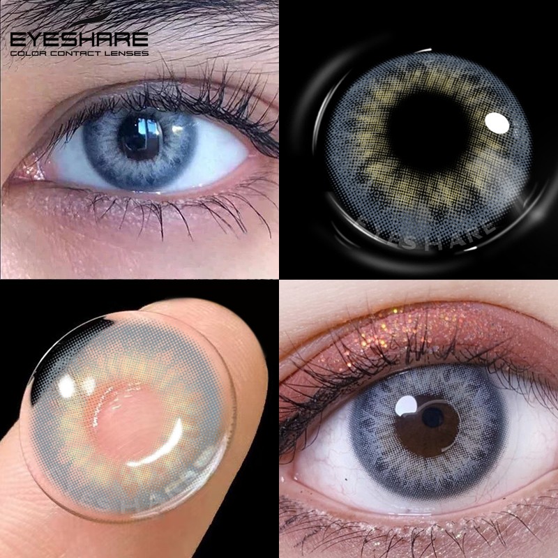 EYESHARE عدسات عين لاصقة 2 قطعة/زوج المنزلي GlassBall عدسات لاصقة ملونة العين مستحضرات تجميلية ملونة عدسات لاصقة ملونة الجمال العين ماكياج