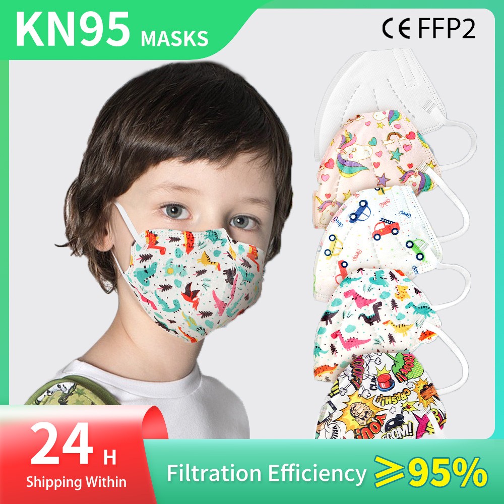 Mascarillas Niños KN95 أطفال أقنعة الأطفال أقنعة الوجه طفل قناع الوجه للأطفال FPP2 أقنعة FFP2 الطفل قناع واقٍ