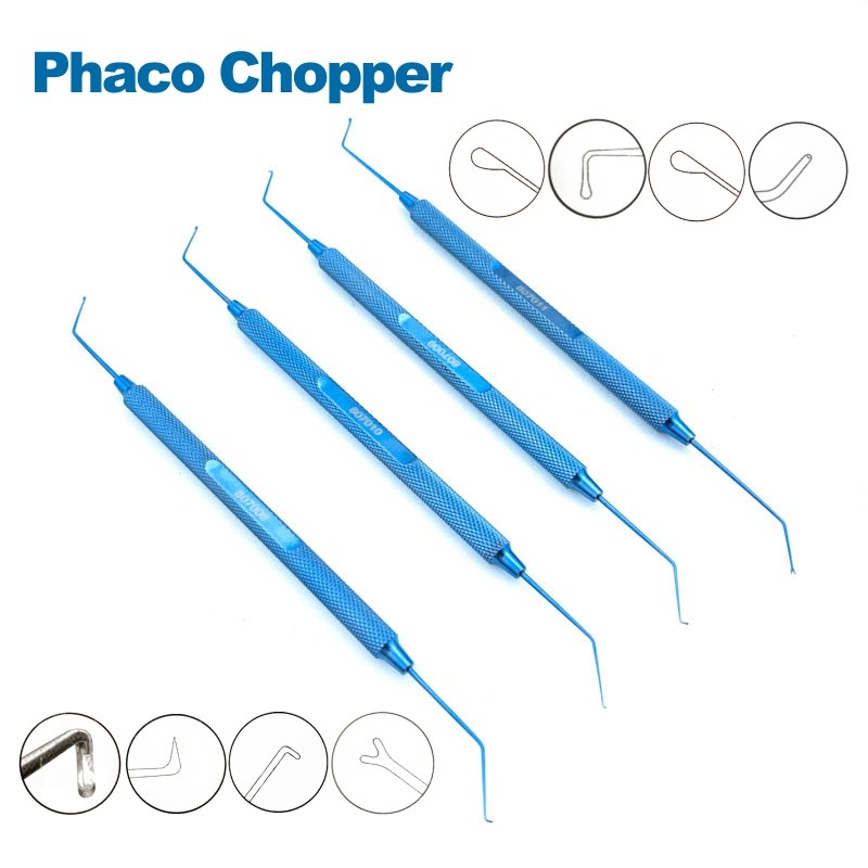 Phaco - chopper with manipulator, sinskey spoon, hook, ophthalmic instrument, double eyelid, surgical instruments