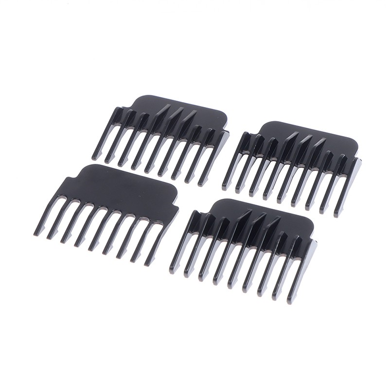 T9 Hair Clipper Guide Combs 4pcs/set T Baldi Outliner Hair Trimmer Coded Cutting Guides 1.5mm to 4.0mm Replacement Guards Set