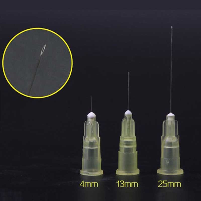 Micro Needle 13mm 4mm 25mm Disposable 30g Medical Micro Plastic Injection Cosmetic Sterile Needle Surgical Tool