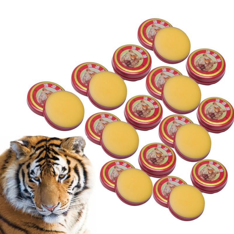 12pcs Tiger Balm Ointment Muscle Back Neck Relieve Headache Pain Relief Cold Cream Body Massager Red Body Health Care Sumifun