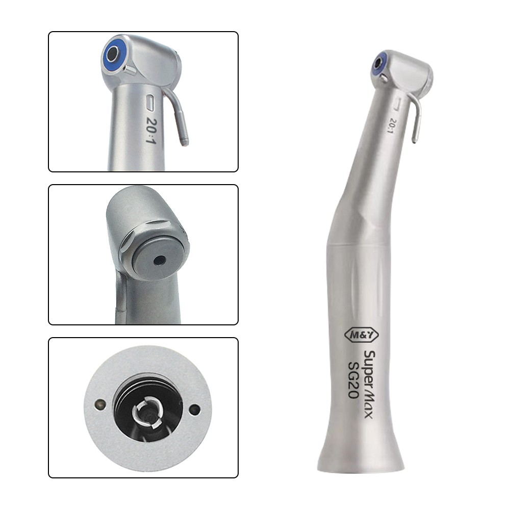 Dental S Max SG20 Implant Surgery Handpiece 20:1 Reduction Contra Angle Low Speed ​​Push Boto Teeth Whitening Pen