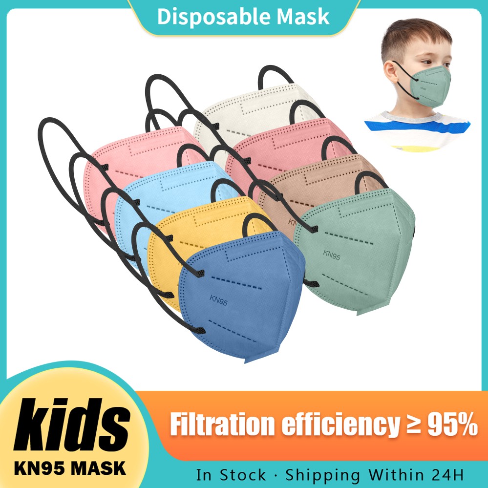 Mascarillas FPP2 Niños FFP2 9-12 Years Old Kids Child Protection Mask 5 Layers CE FFP2 Child Protection Masks KN95 KN95 Mask FFP 2