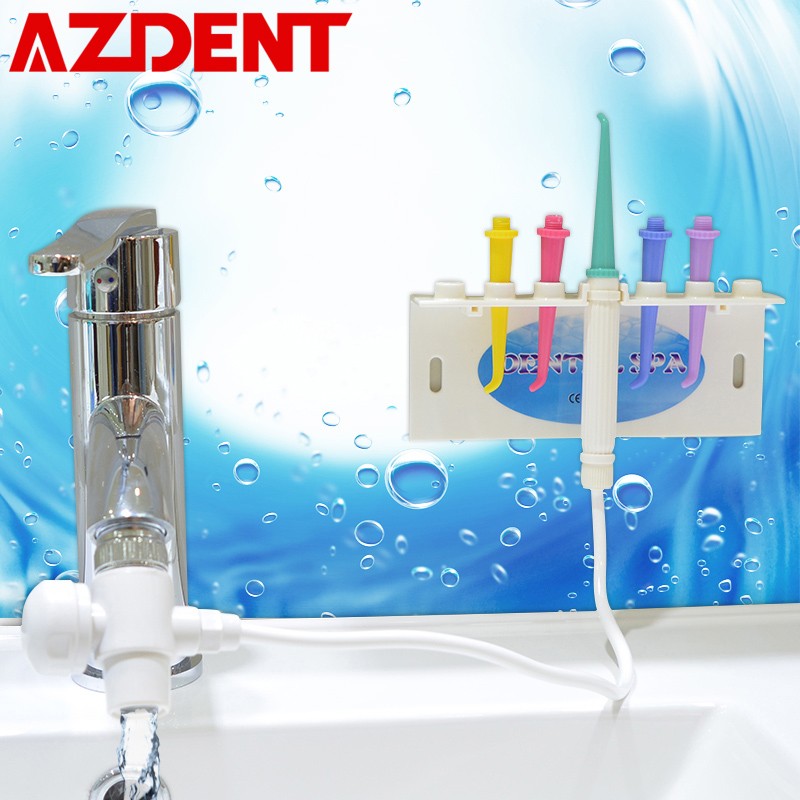 AZDENT TOP SPA Dental Flosser Oral Irrigator Faucet Water Jet Flossing Dental Cleaner Replacement Nozzle Tips For Oral Teeth Whitening