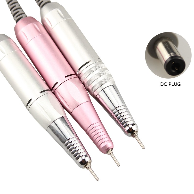 Professional Electric Manicure Machine Stainless Steel Handle 35000RPM Nail Drill Handle Electric Manicure Drill Tool Accessory