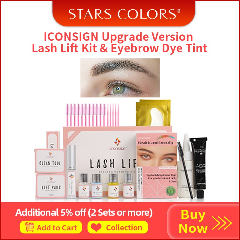 ICONXINE Upgrade Version Lash Lift Kit Lash Lift & Lash Tint Eyebrow Tint Kit Sell Together Eyelashes Perm Eyelash Growth