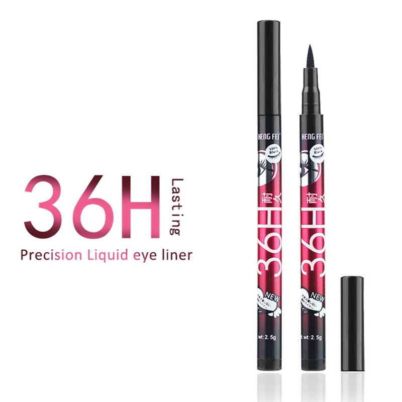 High Quality Eyes Makeup Liquid Eyeliner Waterproof 36 Hours Long Lasting Black Eyeliner Pen Make Up Eye Liner Pencil Cosmetics