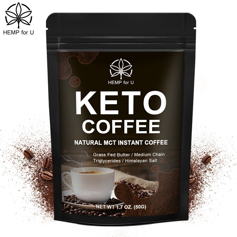 HFU Keto Coffee Powder Low Fat Low Calorie Health Fast Drink Coffee Lose Weight Burn Calories Burn Fat Diet Slimming Products