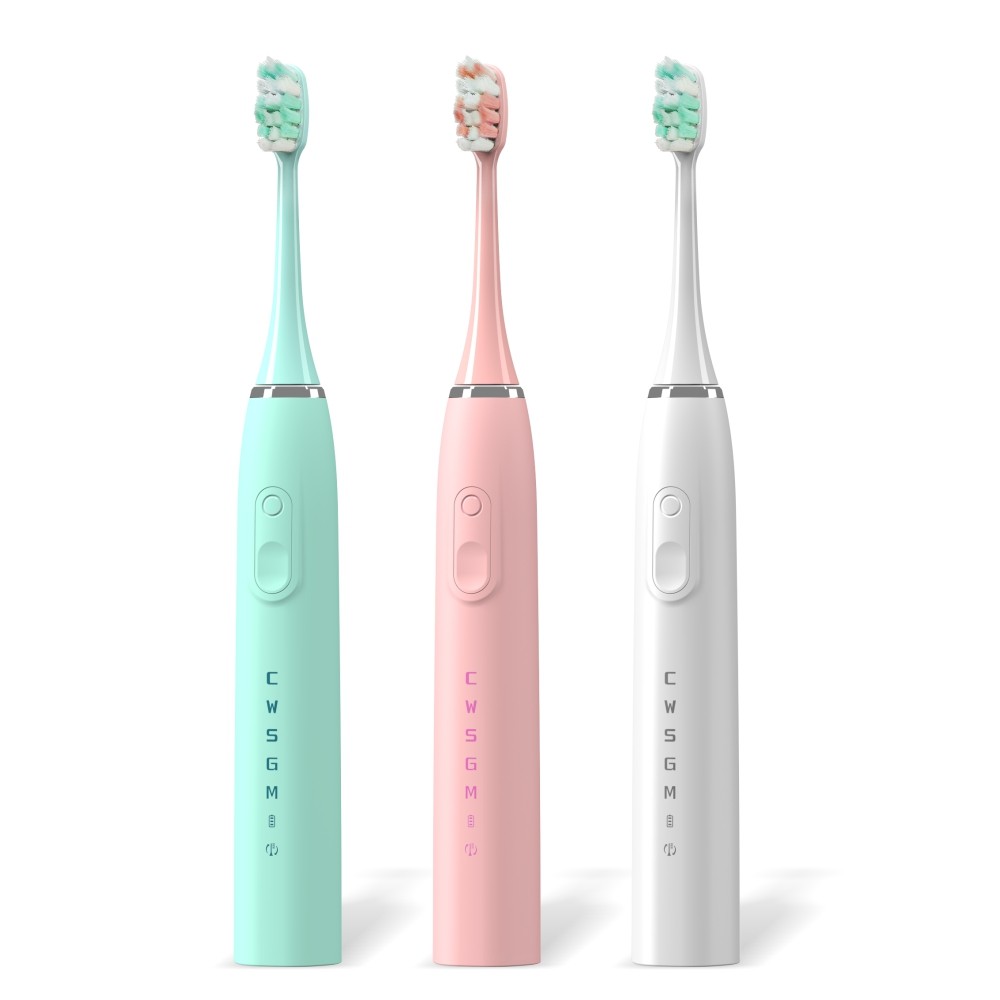 Sfeel Smart Sonic Electric Toothbrush 15 Modes Adult Kid Rechargeable Whitening IPX7 Waterproof Timer USB Type C P4SB