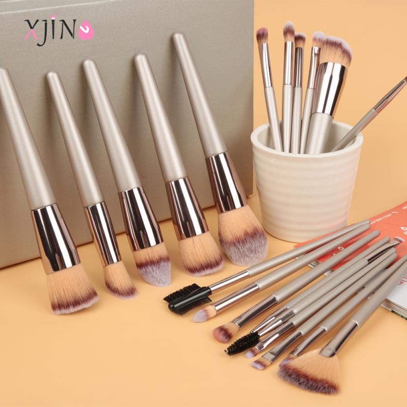 XJING 10/14/20pcs Professional Makeup Brushes Eye Shadow Make Up Brush Blending Kit Eyeliner Eyebrow Foundation Cosmetic Brushes Kit