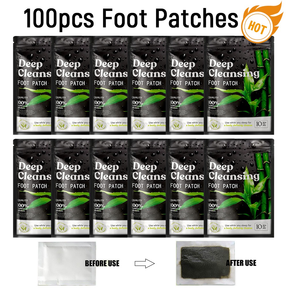 10pcs Detox Foot Patches Pads For Stress Relief & Deep Sleep Body Detox Feet Slimming Cleansing herbalstick dropship