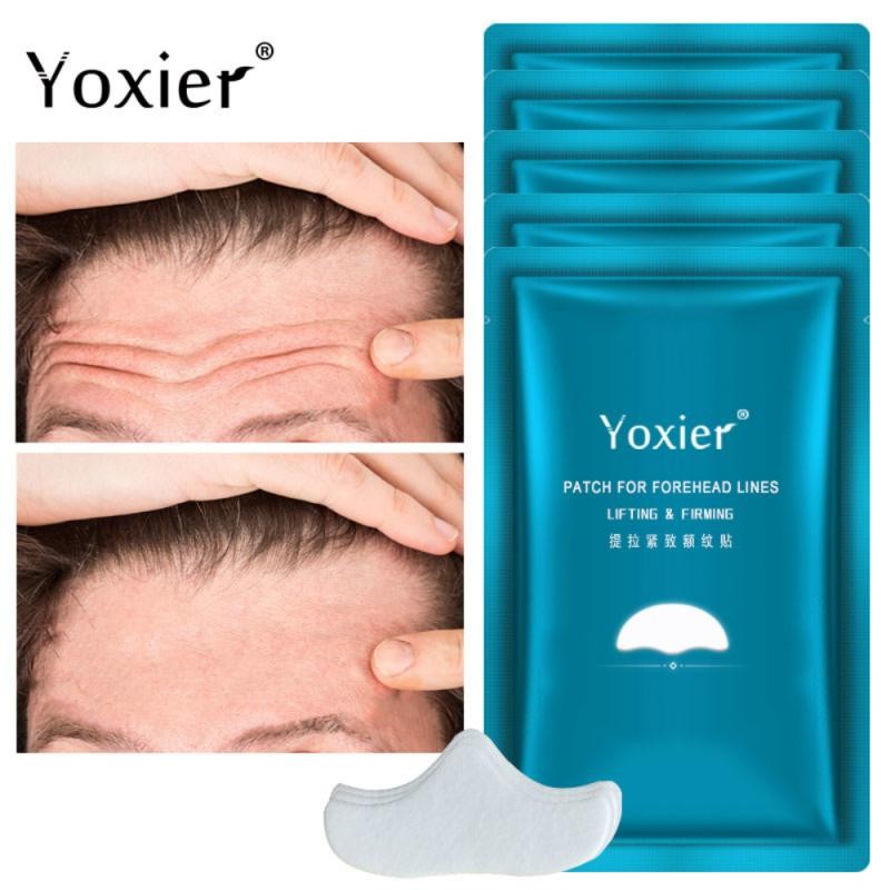 Yoxier Forehead Line Removal Gel Patch Anti Wrinkle Face Firming Mask Lines Frown Sticker Anti Aging Lifting Skin Care