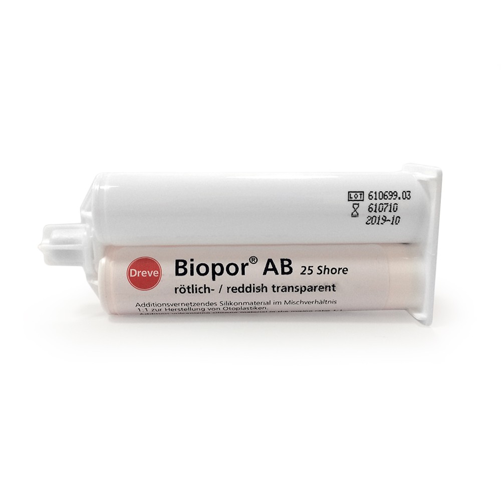 لينة قالب للأذن مادة سيليكون Dreve Biopor AB 40/25 الشاطئ لقوالب الأذن السمع