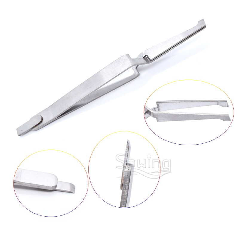 Orthodontic bracket forceps dental equipment bracket dental instrument holder stainless steel serrated forceps